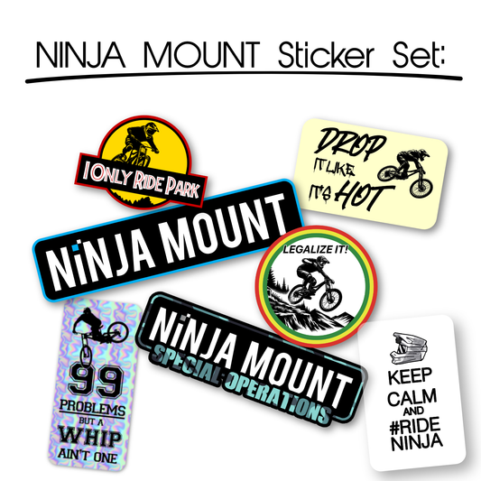 NINJA MOUNT Sticker Set