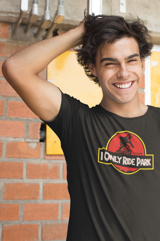 I ONLY RIDE PARK - Organic Shirt - BLACK